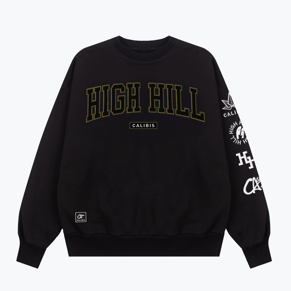 た*こ様 House on the Hill Sweatshirt Black Calibis x High Hill Crewneck – CALIBIS.com