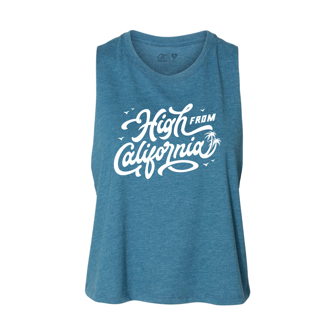High From California Crop T-Shirt