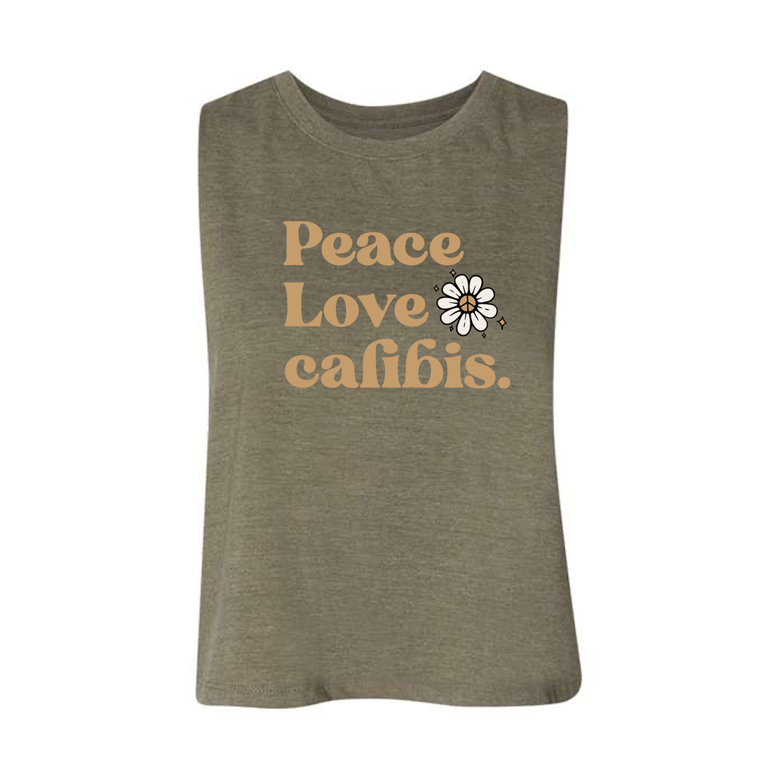 Peace & Love Crop T-Shirt