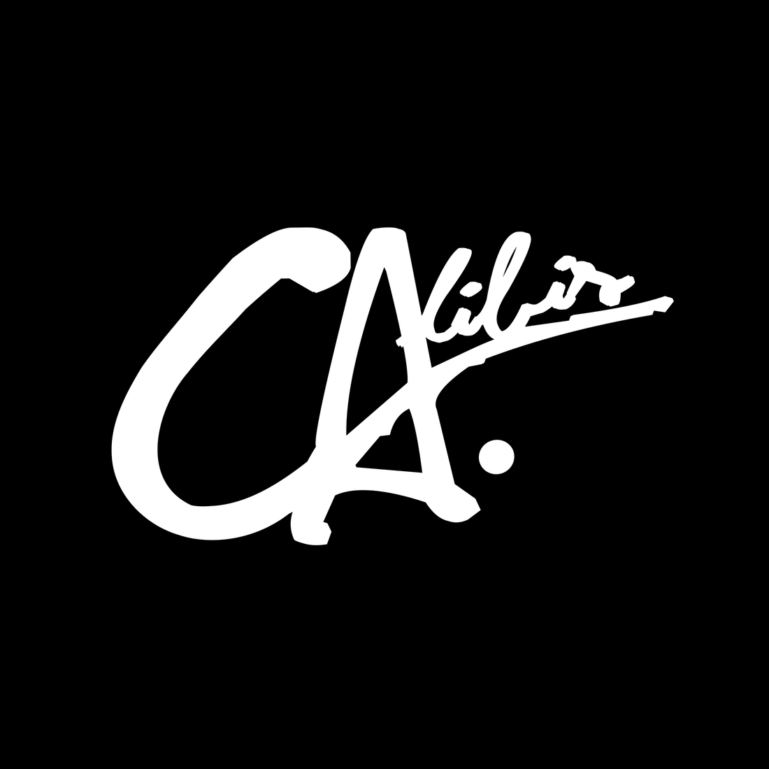 Calibis White Decal by Calibis Clothing